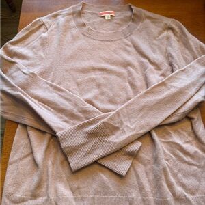 J. Crew Women's Light Blush Crewneck Sweater